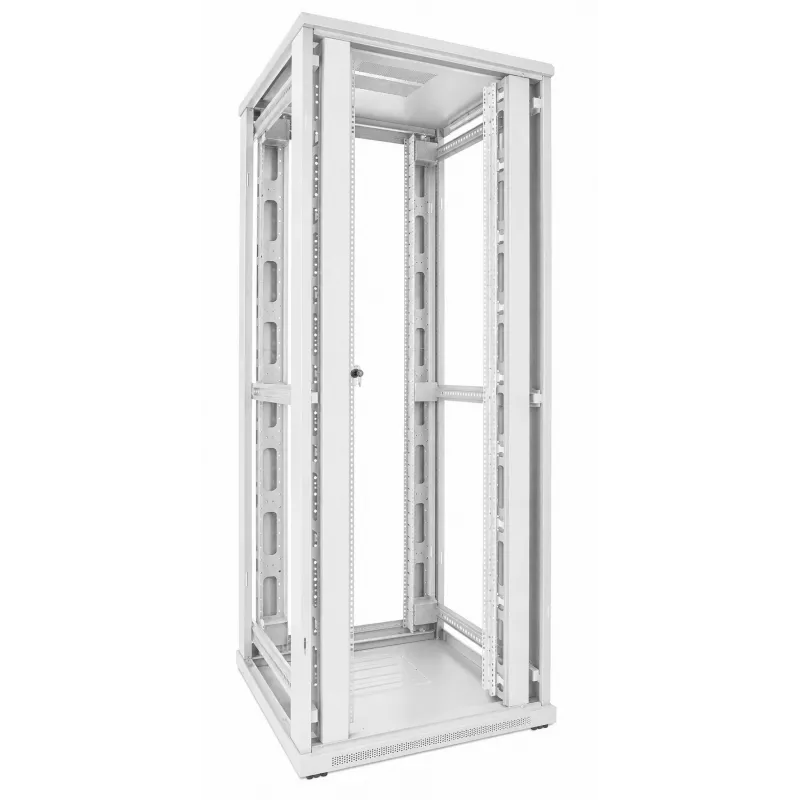 DSIT 47U rack 19 ιντσών 800x800x2200mm λευκό με διάτρητες διπλές πόρτες DS8847DD-W