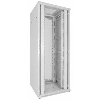 DSIT 42U rack 19 ιντσών 800x800x2000mm λευκό, διάτρητες διπλές πόρτες μπροστά και πίσω DS8842DD-W
