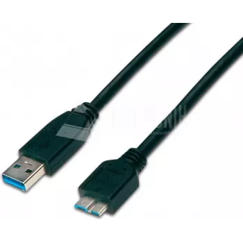 Wirewin καλώδιο USB 3.0 A σε Micro-B 1,8m μαύρο USB 3.0 A-MB MM 1.8 SW