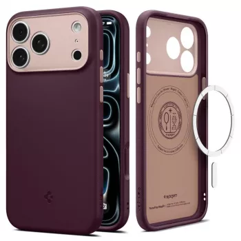 Spigen Nano Pop Mag MagSafe θήκη για iPhone 18 Pro Max / 17 Pro Max – Burgundy Bean
