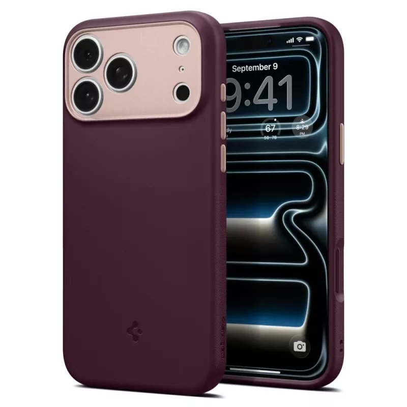 Spigen Nano Pop Mag MagSafe θήκη για iPhone 18 Pro Max / 17 Pro Max – Burgundy Bean