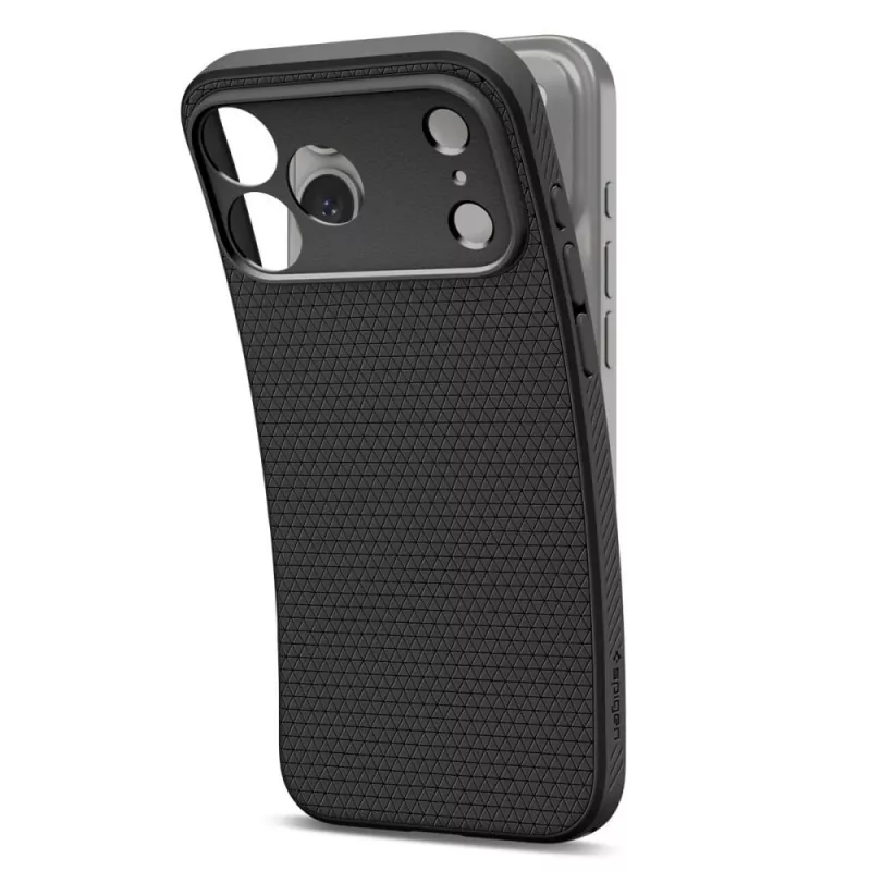 Spigen Liquid Air Θήκη για iPhone 17 Pro / 18 Pro - Ματ μαύρο