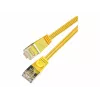 Wirewin Cat.6 SLIM Καλώδιο patch, STP(PIMF), 0,75 m, Κίτρινο (PKW-STP-SLIM-KAT6 0.75 GE)