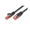 Wirewin PKW-UTP-KAT6 2.0 SW Cat6 U/UTP Καλώδιο δικτύου 2m Μαύρο
