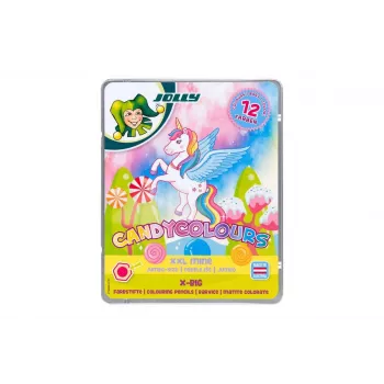 JOLLY X-BIG CANDYCOLOURS ξυλομπογιές, μικτά χρώματα, 12 τεμ. (3099-0137)