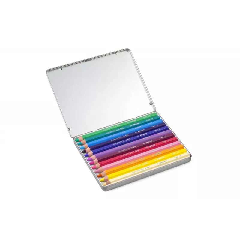 JOLLY X-BIG CANDYCOLOURS ξυλομπογιές, μικτά χρώματα, 12 τεμ. (3099-0137)