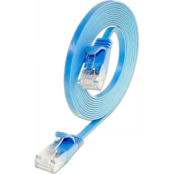 Wirewin Cat.6 U/UTP Slim καλώδιο patch, 0,75m, μπλε PKW-SLIM-KAT6 0.75 BL