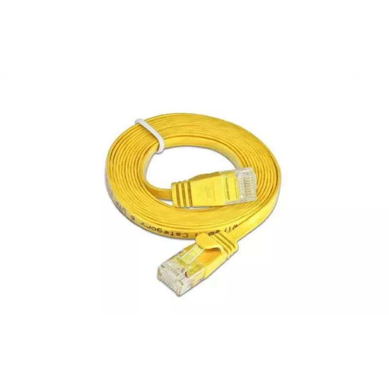 Wirewin SLIM καλώδιο patch U/UTP Cat6 κίτρινο 0,75 m PKW-SLIM-KAT6 0.75 GE