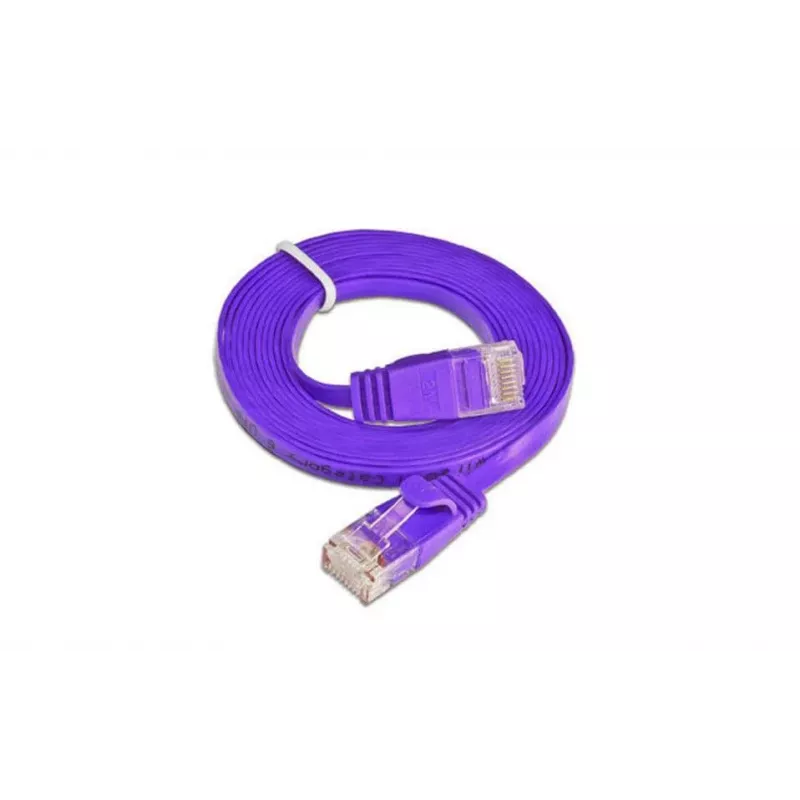 Wirewin Cat6 U/UTP Slim καλώδιο Ethernet patch, 0,1 m, μωβ PKW-SLIM-KAT6 0.1 VT