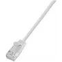 Wirewin SLIM UL6 1.5 WS - Cat.6 Slim-Light καλώδιο patch, U/UTP, 1,5 m, λευκό (PKW-LIGHT-K6 1.5 WS)
