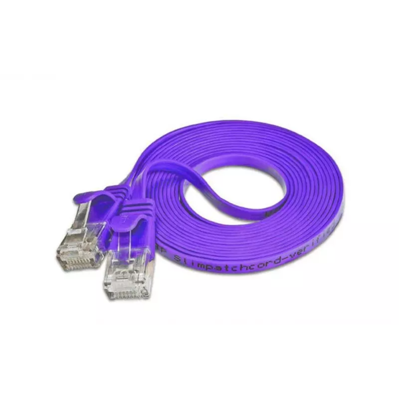 Wirewin SLIM καλώδιο δικτύου U/UTP Cat6 0,75m μωβ PKW-SLIM-KAT6 0.75 VT