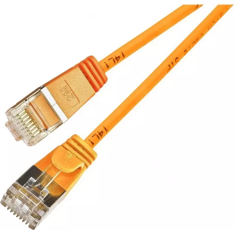 Wirewin Triotronik PKW-LIGHT-STP-K6 1.0 OR Cat6 F/FTP Patchkabel, 1m, πορτοκαλί