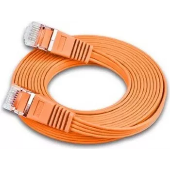 Wirewin Triotronik 0,15m Cat6 U/FTP καλώδιο patch, RJ-45 σε RJ-45, πορτοκαλί PKW-STP-SLIM-KAT6 0.15 OR