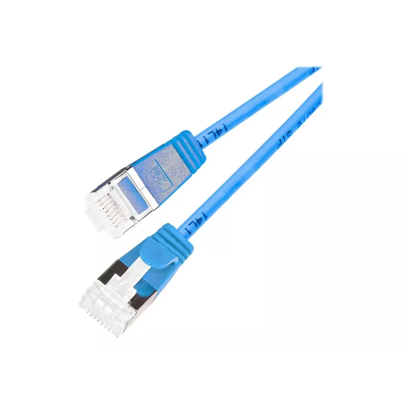 Wirewin Cat 6a U/FTP Slim καλώδιο patch Ethernet 2m μπλε PKW-LIGHT-STP-K6A 2.0 BL