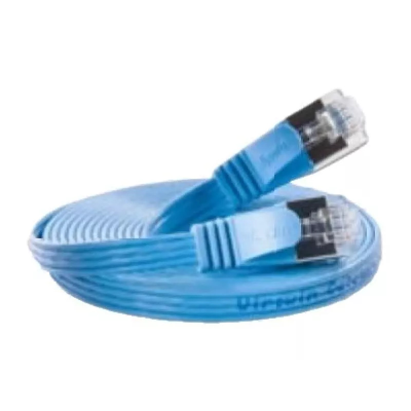 Wirewin Triotronik Cat6 U/FTP Slim καλώδιο patch, 0,5m, μωβ PKW-STP-SLIM-KAT6 0.5 VT