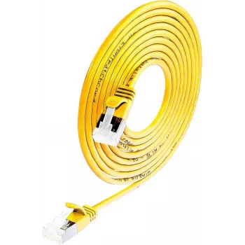 Wirewin Cat 6a U/FTP Slim καλώδιο patch Ethernet, κίτρινο, 0,5 m PKW-LIGHT-STP-K6A 0.5 GE