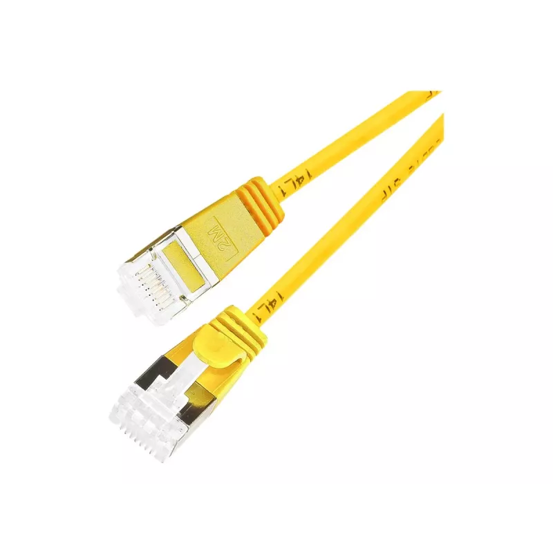 Wirewin Cat 6a U/FTP Slim καλώδιο patch Ethernet, κίτρινο, 0,5 m PKW-LIGHT-STP-K6A 0.5 GE
