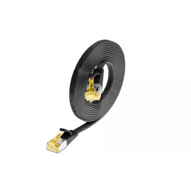 Wirewin Cat6a U/FTP Slim καλώδιο Patch, RJ45, 2m, μαύρο PKW-STP-SLIM-K6A 2.0 SW