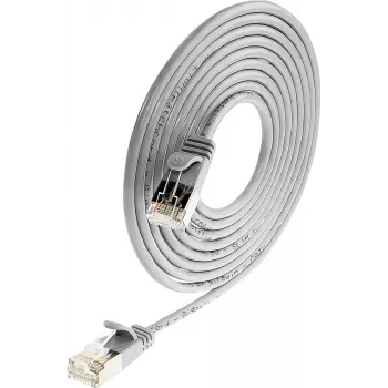 Wirewin Triotronik PKW-LIGHT-STP-K6 5.0 Cat6 θωρακισμένο καλώδιο Ethernet Patch, RJ-45 βύσμα αρσενικό σε βύσμα αρσενικό, 5 m, μαύρο