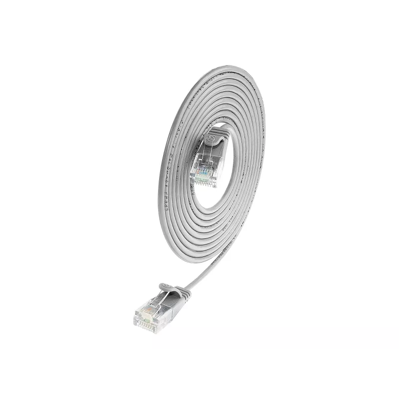Wirewin SLIM UL6 7,5 m Καλώδιο Patch Cat.6 Slim, U/UTP, Γκρι (PKW-LIGHT-K6 7.5)