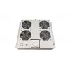 Wirewin FAN ROOF 4V Μονάδα ανεμιστήρων οροφής rack 19 ιντσών, 4 ανεμιστήρες, 230V, 960 m³/h, Ανοιχτό γκρι