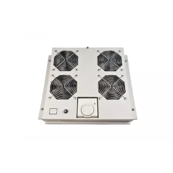 Wirewin FAN ROOF 4V Μονάδα ανεμιστήρων οροφής rack 19 ιντσών, 4 ανεμιστήρες, 230V, 960 m³/h, Ανοιχτό γκρι