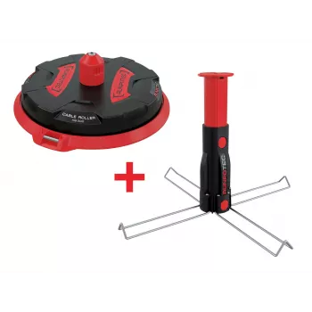 Runpotec Professional Καρούλι καλωδίων με σετ πολυλειτουργικών ακίδων 10174