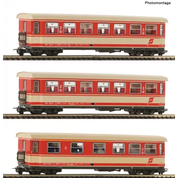 Roco 6240004 H0e 3τεμ. Σετ επιβατικών βαγονιών ÖBB