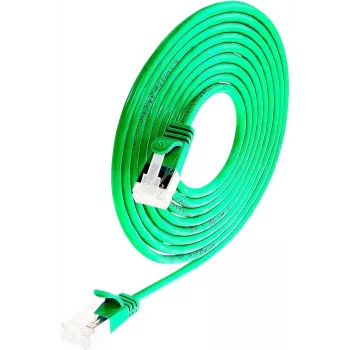 Wirewin Light Καλώδιο Patch Στρογγυλό U/FTP Cat 6a Πράσινο 3,0m Λεπτό Εύκαμπτο Λεπτό PoE PKW-LIGHT-STP-K6A 3.0 GN