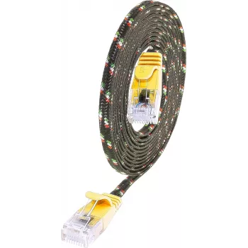Wirewin PKW-TOUGH-K6 10.0 GE Καλώδιο Patch Ethernet Cat.6 Slim, U/UTP, 10 m, Κίτρινο
