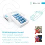 Wirewin SLIM-LS-K6A 1.0 WT 90 - Cat6A U/FTP Slim Patch καλώδιο, 1,0 m, Λευκό, συσκευασία 90 τεμ.