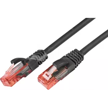 Wirewin PKW-UTP-KAT6 0,5 SW Cat6 U/UTP καλώδιο δικτύου Patch, 0,5 m, μαύρο
