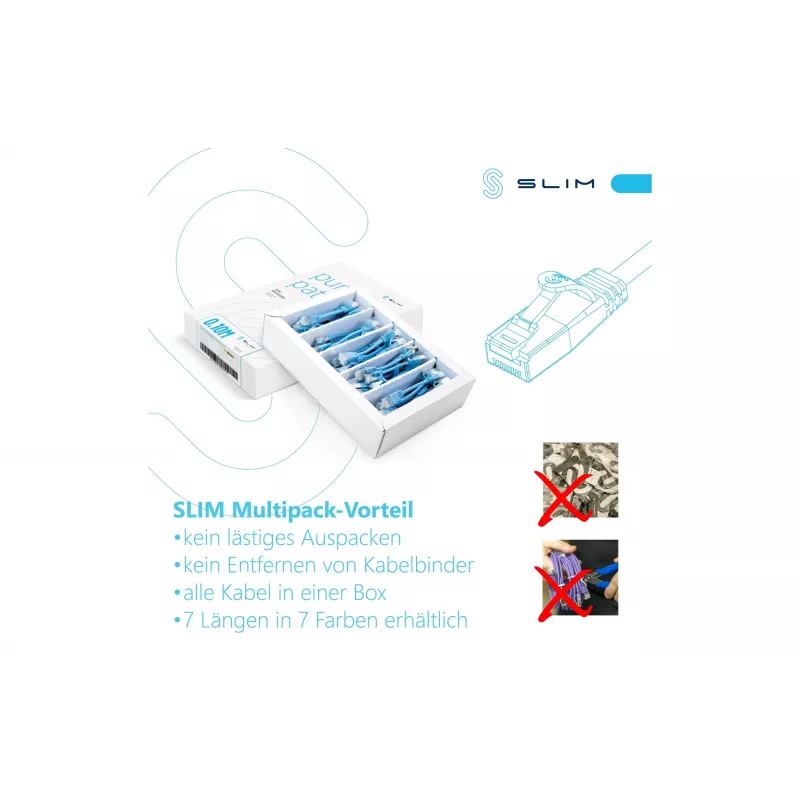 Wirewin SLIM-LS-K6A 2.0 OR 60 Cat.6A U/FTP Slim Ethernet Patch καλώδιο, 2m, Πορτοκαλί, συσκευασία 60 τεμ.