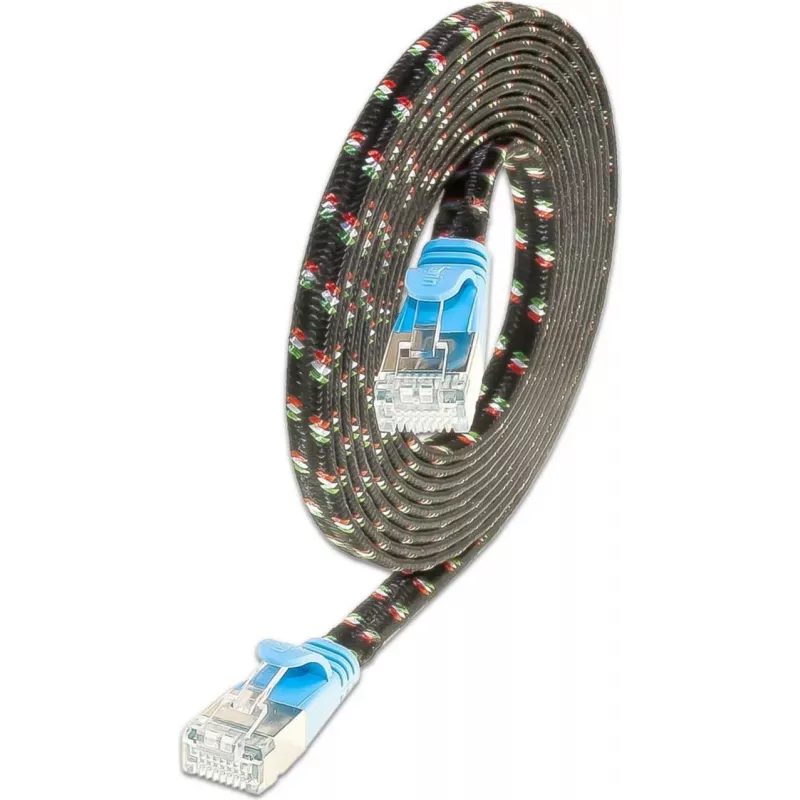 Wirewin Cat.6 SLIM-Tough Patchkabel F/FTP 0,5m μπλε PKW-TOUGH-STP-K6 0.5 BL