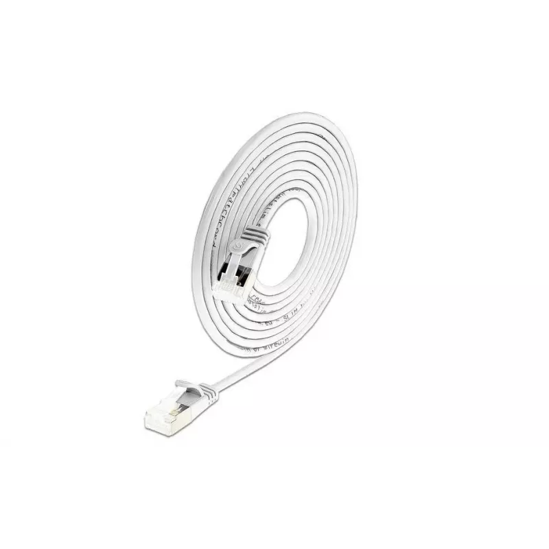 Wirewin Cat 6a U/FTP Slim στρογγυλό Patchkabel 7m λευκό PKW-LIGHT-STP-K6A 7.0 WS