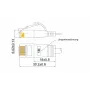 Wirewin PKW-TOUGH-STP-K6 2.0 SLIM Tough STP Cat6 U/FTP Patchkabel, 2 m, γκρι