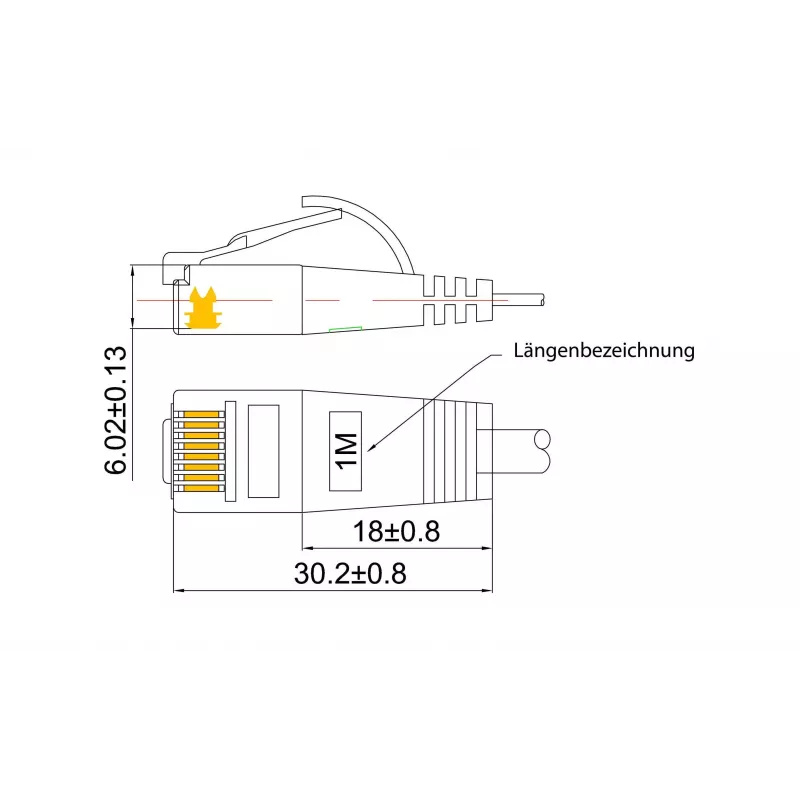 Wirewin PKW-TOUGH-STP-K6 2.0 SLIM Tough STP Cat6 U/FTP Patchkabel, 2 m, γκρι