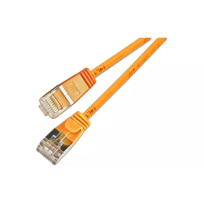 Wirewin SLIM UL6 7,5 m Cat.6 Slim-Light U/UTP Patchkabel, πορτοκαλί PKW-LIGHT-K6 7.5 OR