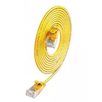 Wirewin SLIM KAT6A 10 Gigabit Light Patchkabel, U/UTP, Ø 3,6 mm, κίτρινο, 0,1 m SLIM-L-UU-K6A 0.1 YE