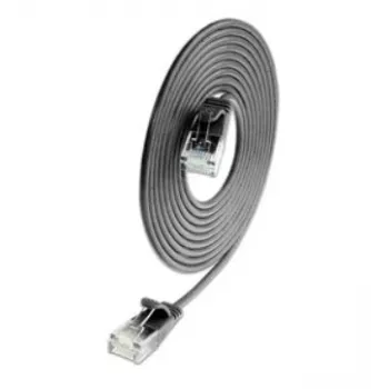 Wirewin SLIM CAT6A 10 Gigabit Slim Καλώδιο Patch, U/UTP, διάμετρος 3,6mm, Μαύρο, 1,5m SLIM-L-UU-K6A 1.5 BK