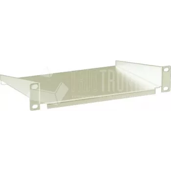 Wirewin Ράφι Rack σταθερό 10 ιντσών, Γκρι (1U, 15 kg) SHELF 10IN