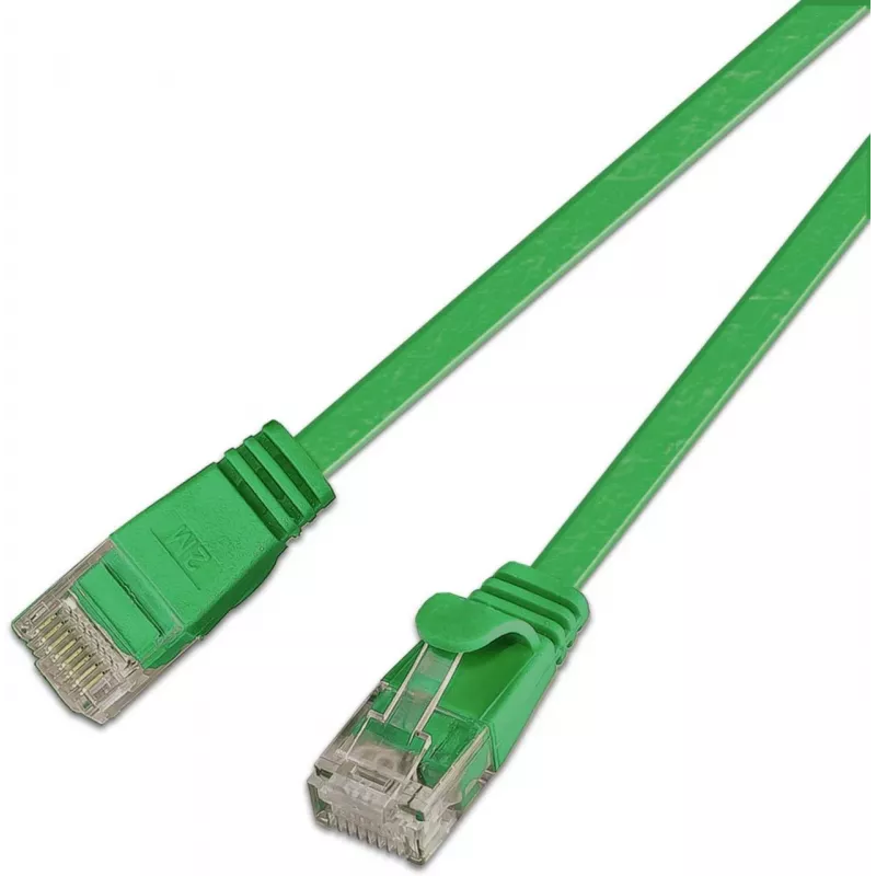 Wirewin Cat.6 U/UTP Slim Καλώδιο Ethernet Patch, 0,15 m, Πράσινο PKW-SLIM-KAT6 0.15 GN