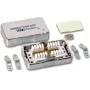 Wirewin CB KAT6 STP Θωρακισμένη Πρίζα Δικτύου, 2x RJ45, Επιτοίχια τοποθέτηση, Γκρι