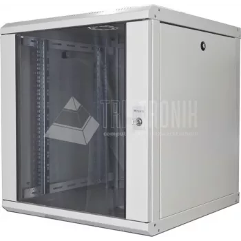 Wirewin WCAB 600X600X16U Ερμάριο δικτύου τοίχου 16U, 600x600 mm, αφαιρούμενα πλαϊνά τοιχώματα, μαύρο