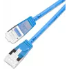 Wirewin SLIM-LS-K6A 0.25 BL 50 Cat.6A U/FTP Slim Ethernet Patchkabel, 0,25m, μπλε, συσκευασία 50 τεμ.
