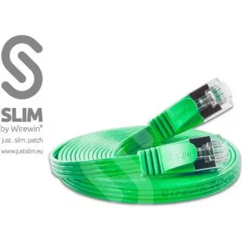 Wirewin Cat6 U/FTP Slim Ethernet Patchkabel 0,75m πράσινο PKW-STP-SLIM-KAT6 0.75 GN