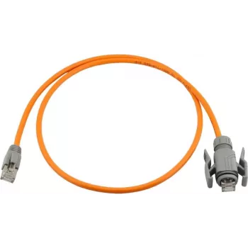 Wirewin Industrial CAT6A S/FTP PUR Patchkabel, RJ45 IP67, 10m, πορτοκαλί PKW-I1-SF-K6A-PUR 10.0 OR