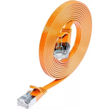 Wirewin SLIM S6 20 OR - Cat.6 SLIM Patchkabel, STP(PIMF), 20 m, πορτοκαλί PKW-STP-SLIM-KAT6 20.0 OR