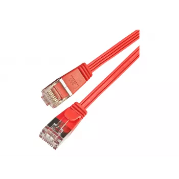 Wirewin Triotronik PKW-STP-SLIM-KAT6 20,0 RT Cat6 U/FTP Slim Ethernet Patchkabel, RJ45 βύσμα αρσενικό σε αρσενικό, 20 m, μαύρο