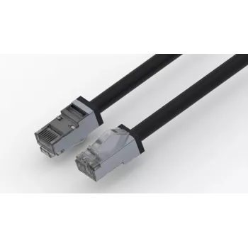 Wirewin Outdoor CAT6A S/FTP Patchkabel, 30m, μαύρο PKW-OUT-SF-K6A-PUR 30.0